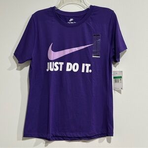 The NIKE Tee Purple Athletic Sport Short sleeves Cotton shirt Top Size XL